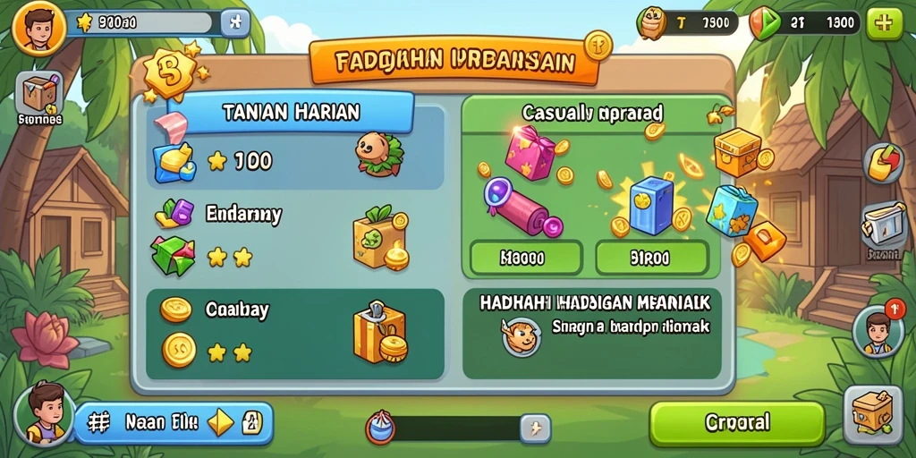 Tangkapan layar menampilkan karakter utama dalam aksi menghadapi monster.