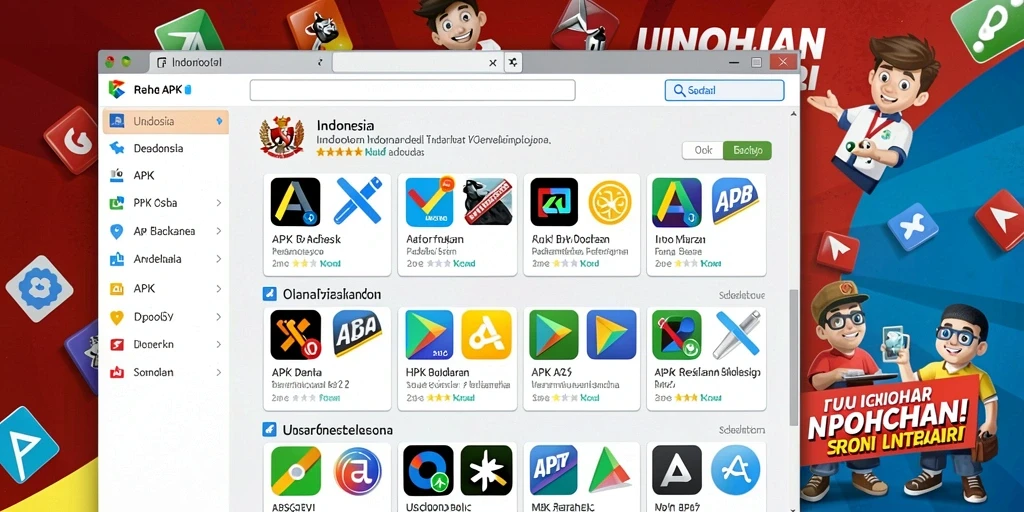 Tampilan awal game BEBASMAX dengan karakter menarik.