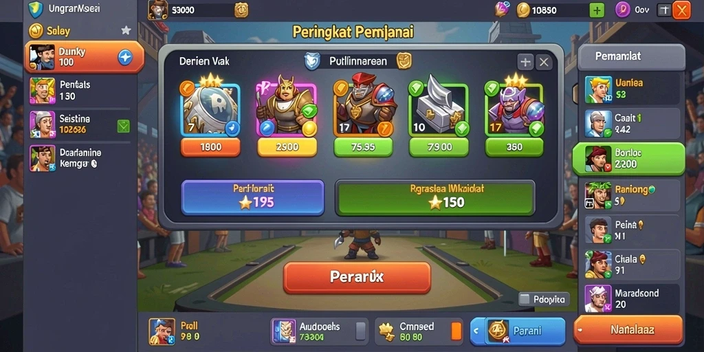 Tampilan menu utama BINTANGMPO yang menarik.