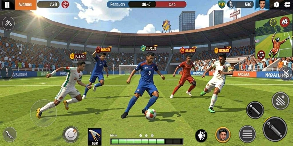 Tampilan awal permainan yang menarik dan intuitif.