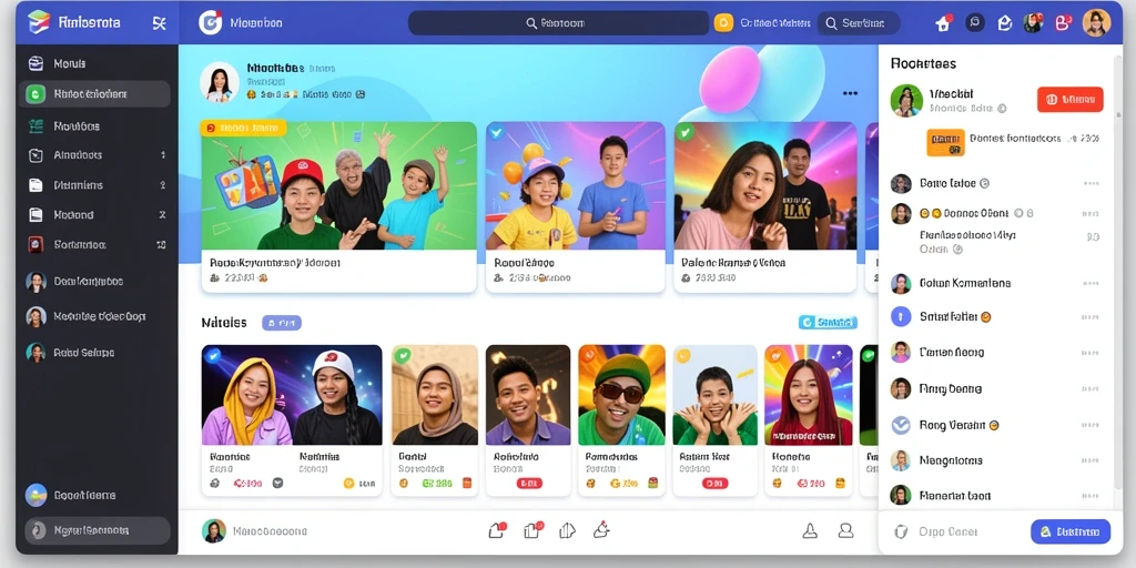 Tampilan antarmuka yang modern dan mudah digunakan.
