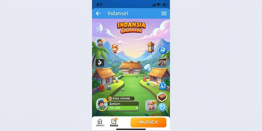 Tampilan utama aplikasi yang menarik dan mudah dinavigasi.
