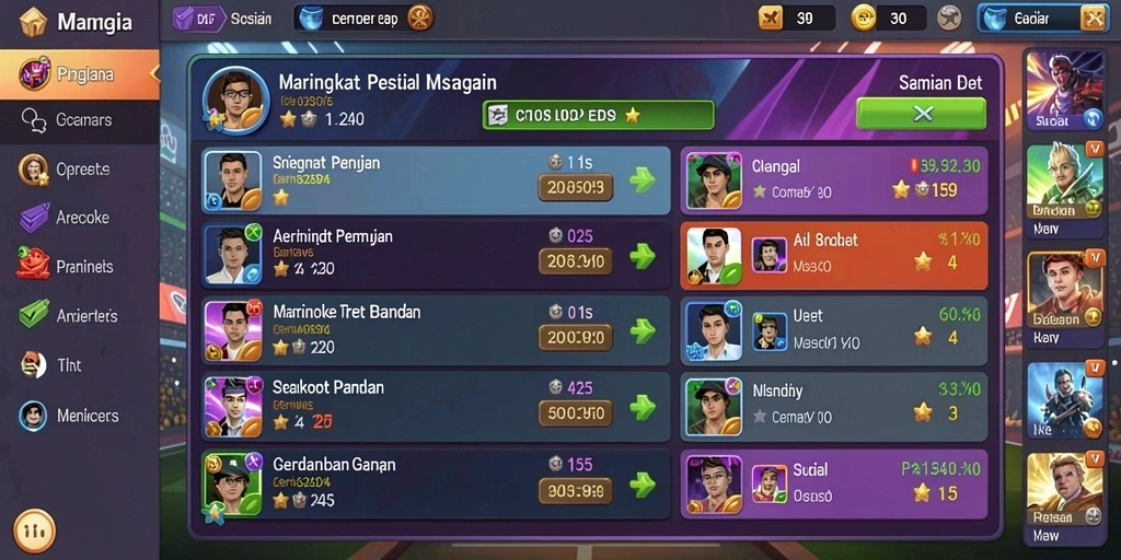 Tampilan menu utama NEYMAR88 yang intuitif.