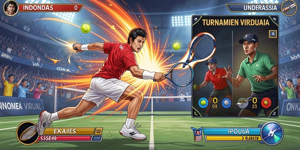 Screenshot menunjukkan tampilan antarmuka permainan yang menarik.