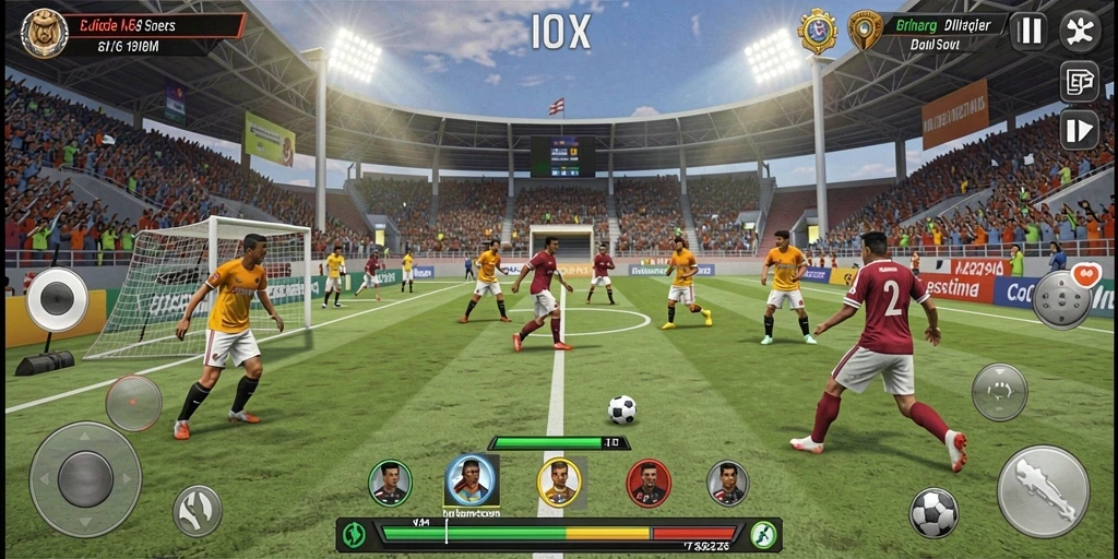 Tampilan awal game yang menarik dan mengundang.