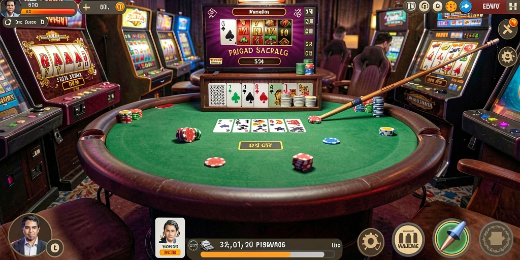 Screenshot menunjukkan tampilan antarmuka permainan SLOT777 yang intuitif.