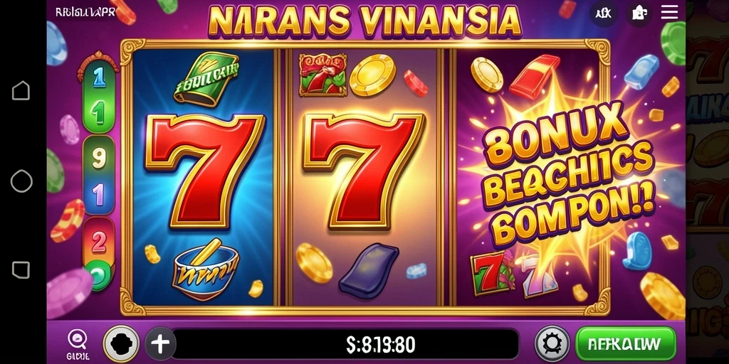 Tampilan awal game SPINGILA yang penuh warna.
