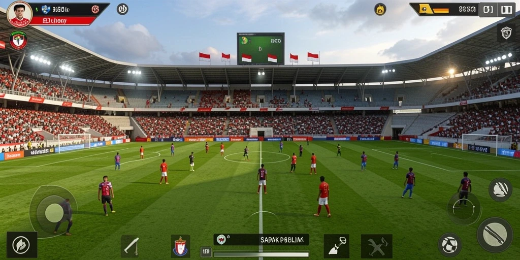 Screenshot memperlihatkan antarmuka permainan yang menarik.