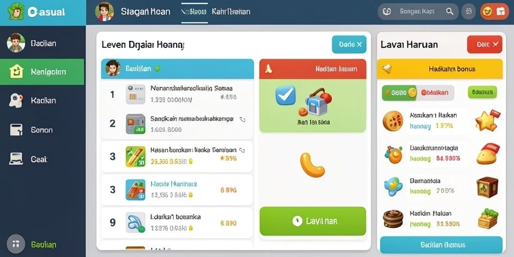 Menampilkan karakter utama dalam pertempuran epik.