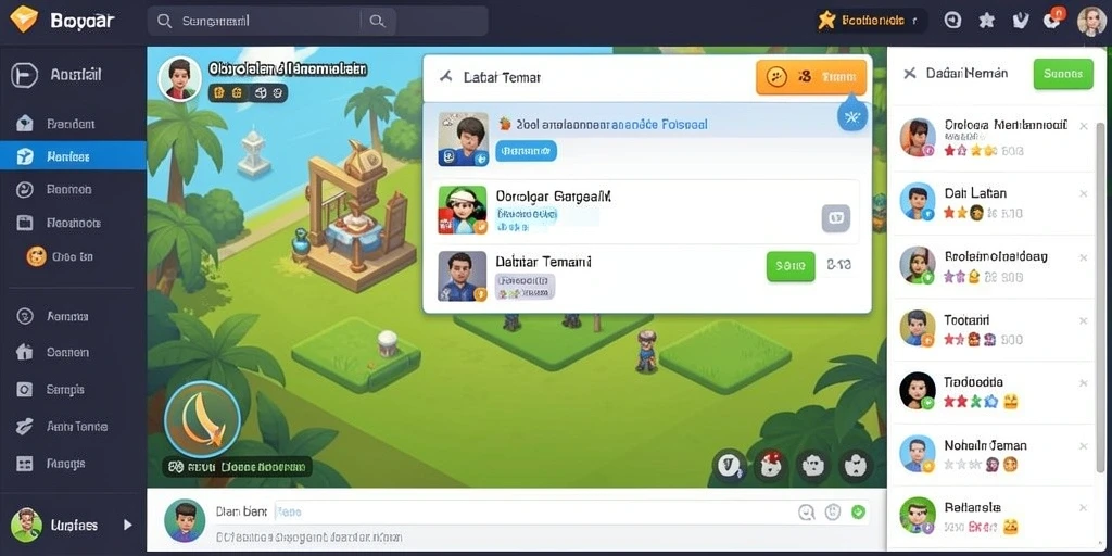 Screenshot menampilkan tampilan antarmuka utama WIN33.